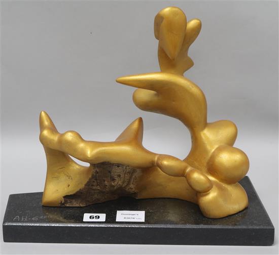 A sculpture, signed AH 62012